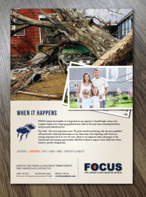 Advertisement Design by Alexandar for Fort Orange Claim Service, Inc. | Design: #15095035