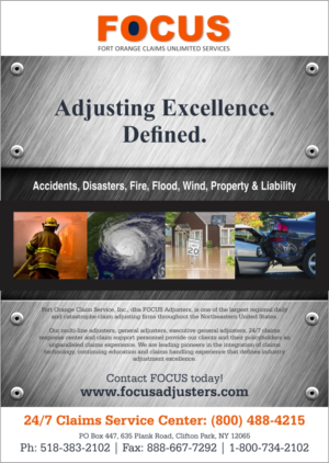 Advertisement Design by Savitra for Fort Orange Claim Service, Inc. | Design: #15168059