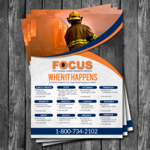 Werbe-Design von creative.bugs für Fort Orange Claim Service, Inc. | Design #15031880