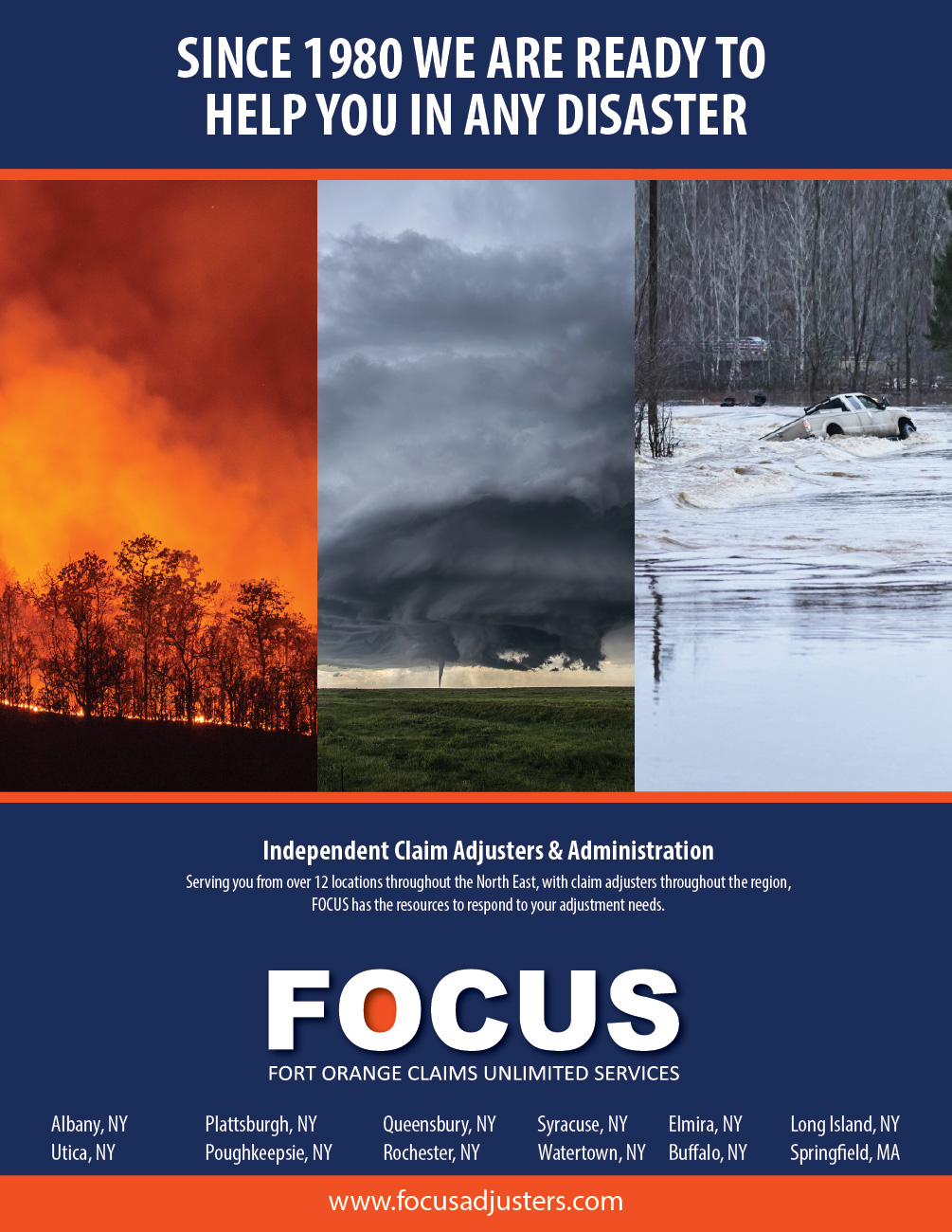 Advertisement Design by JCR for Fort Orange Claim Service, Inc. | Design #15032011