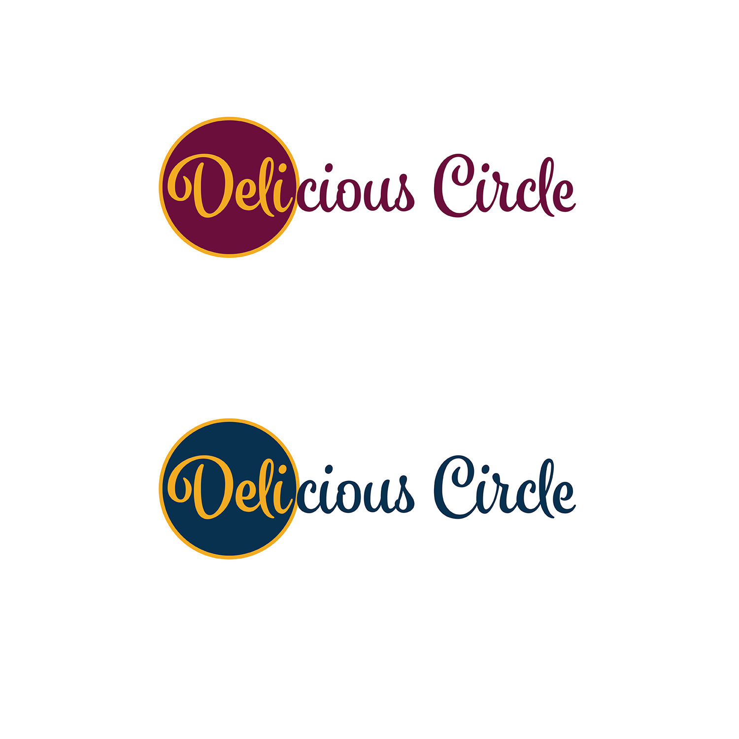 Logo Design by Maximilian.Design for A Delicious Circle | Design #15127147