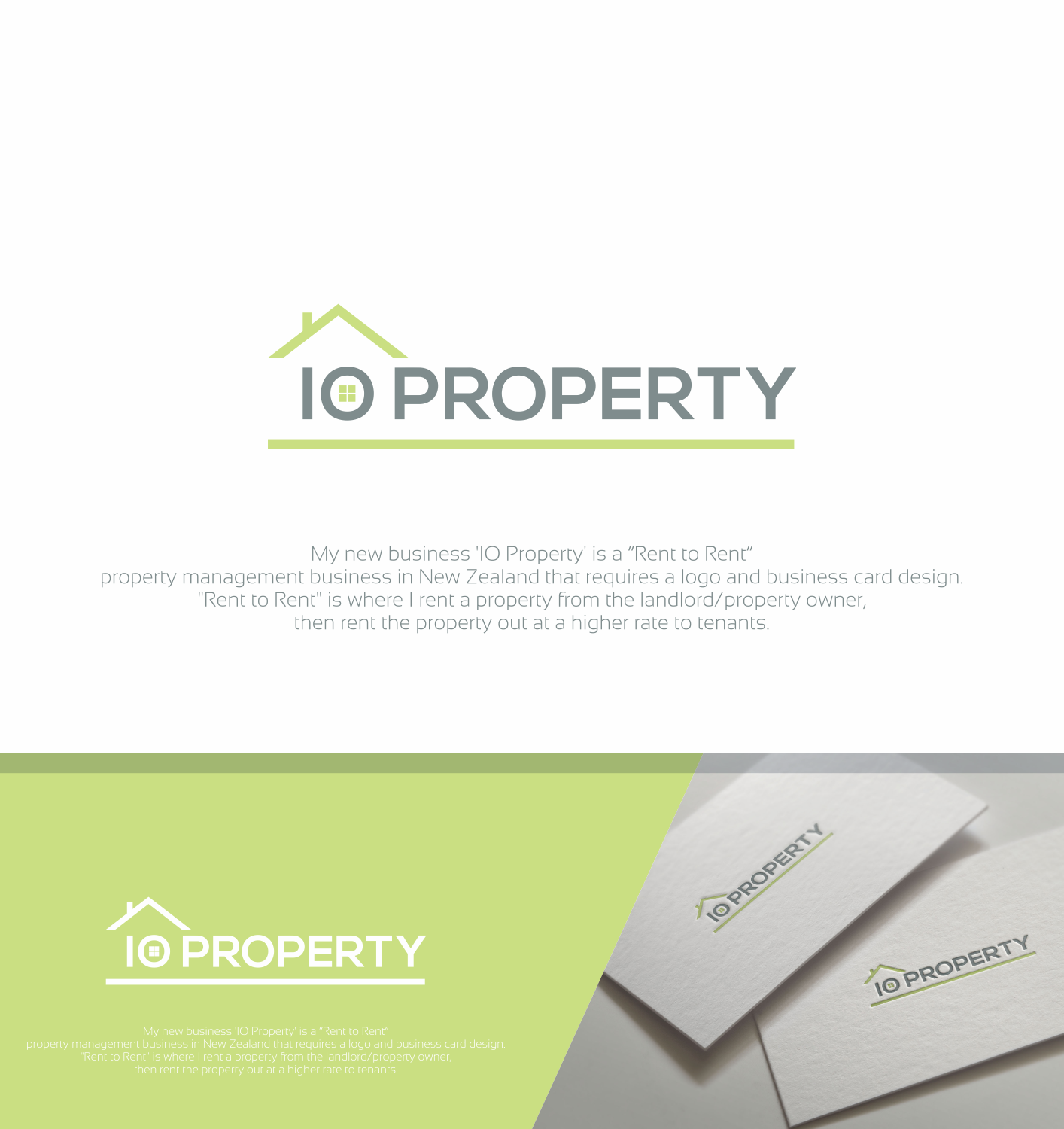 Logo-Design von Optimistic_Studio für IO Property | Design #15115041