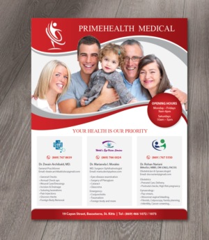 Flyer Design by alex989 for PrimeHealth Medical | Design: #15029161