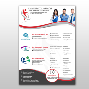 Flyer Design by debdesign for PrimeHealth Medical | Design: #15031688