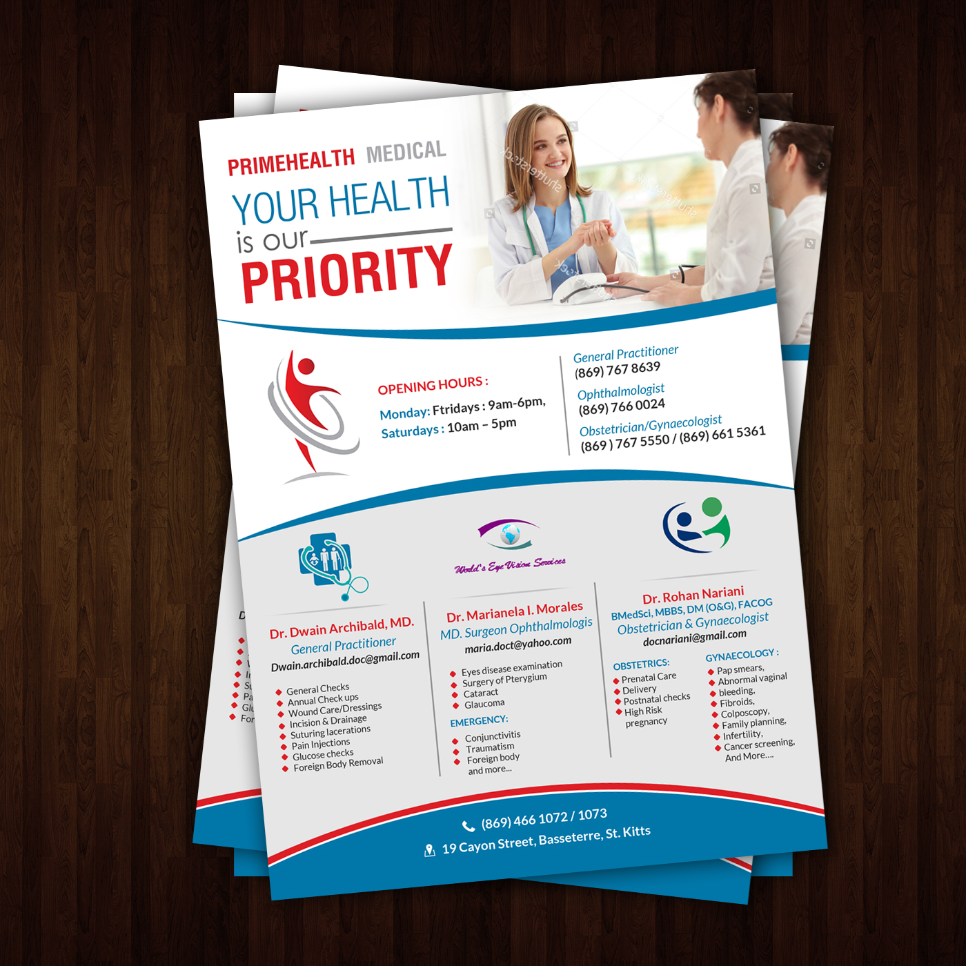 Flyer Design by creative.bugs for PrimeHealth Medical | Design #15029027