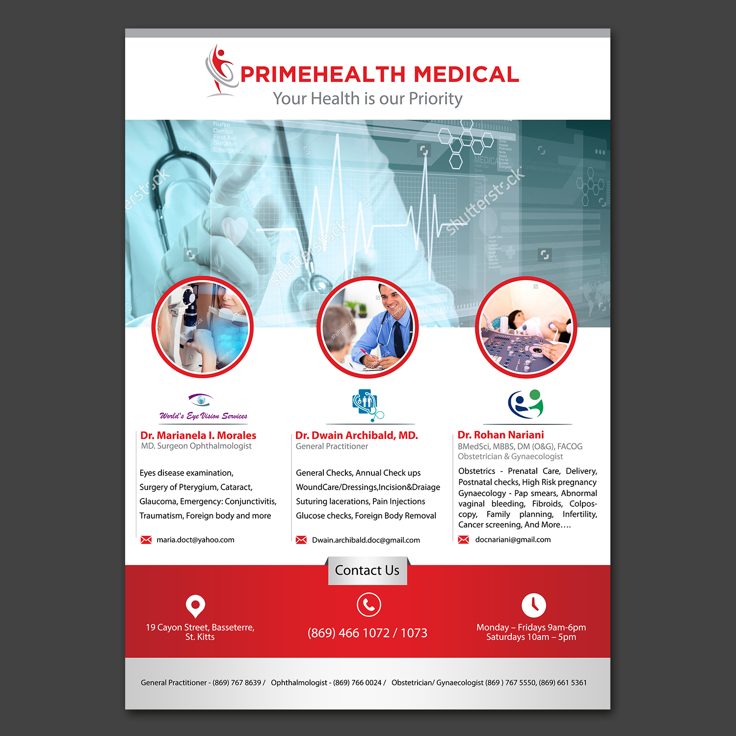 Flyer Design by aspiremedia for PrimeHealth Medical | Design #15058492