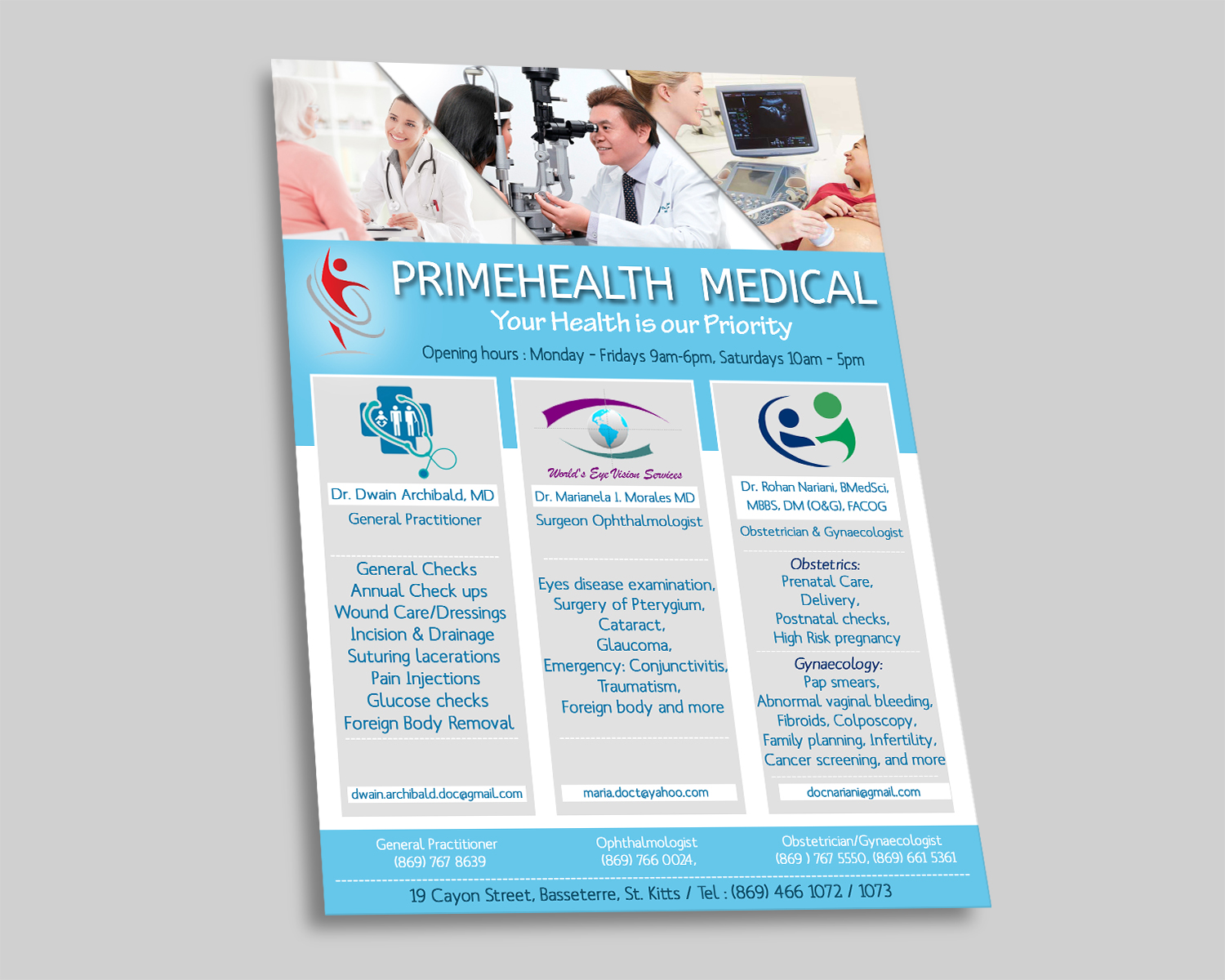 Flyer Design by Lesaba Design for PrimeHealth Medical | Design #15051165