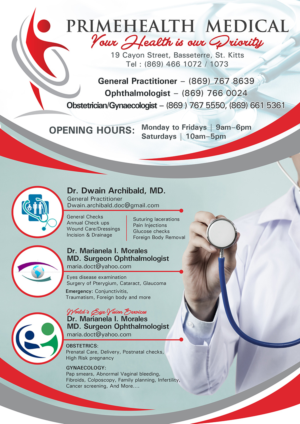 Flyer-Design von EA5Designs für PrimeHealth Medical | Design #15027235