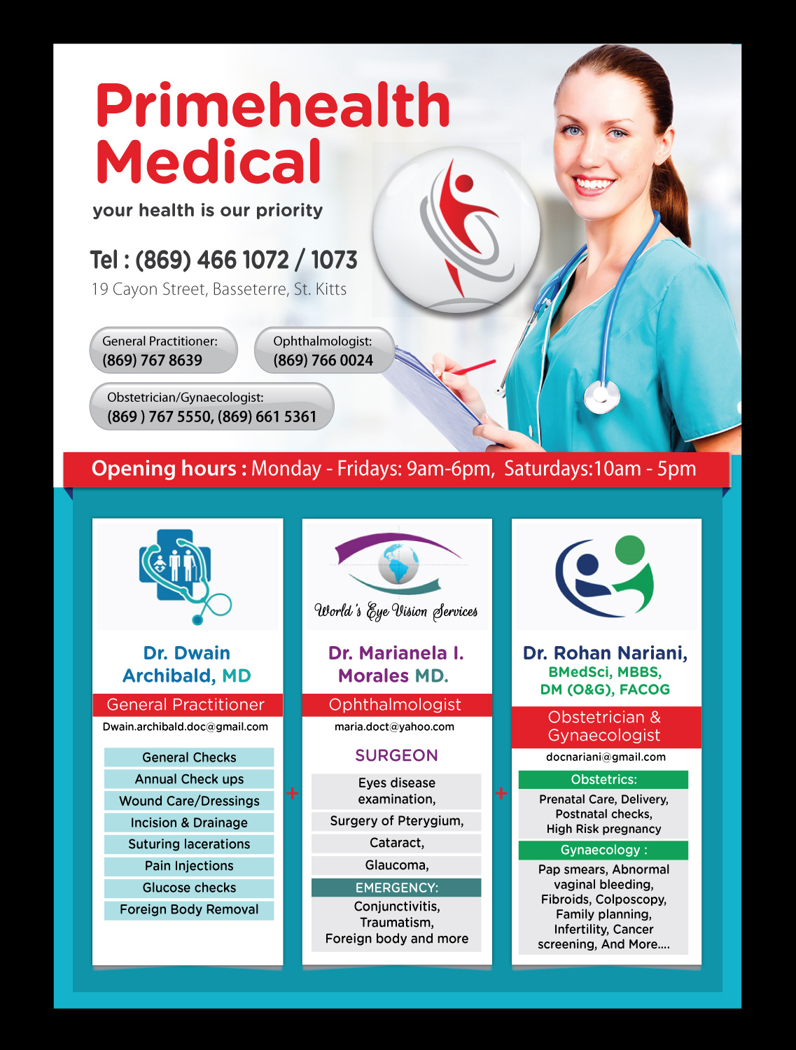 Flyer Design by meet007 for PrimeHealth Medical | Design #15077961