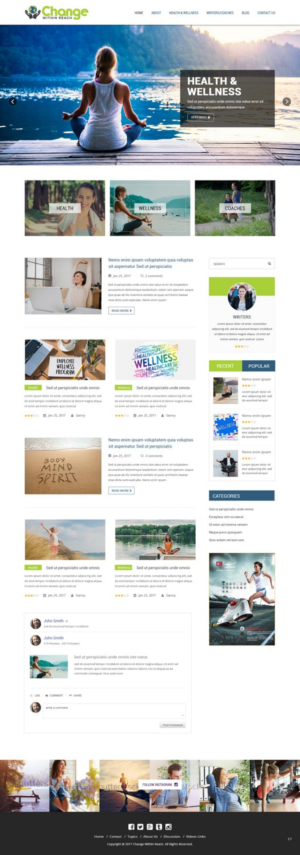 Web-Design von pb für Changewithinreach.com | Design: #15032437