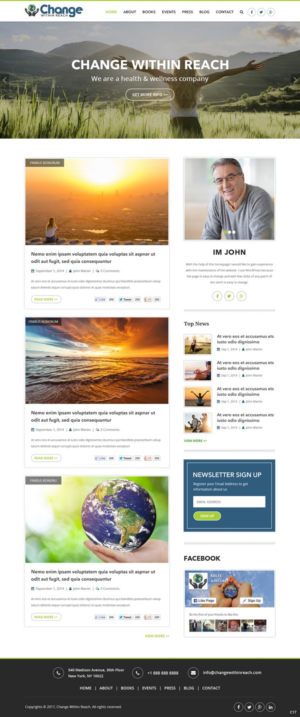 Web-Design von pb für Changewithinreach.com | Design: #15032446
