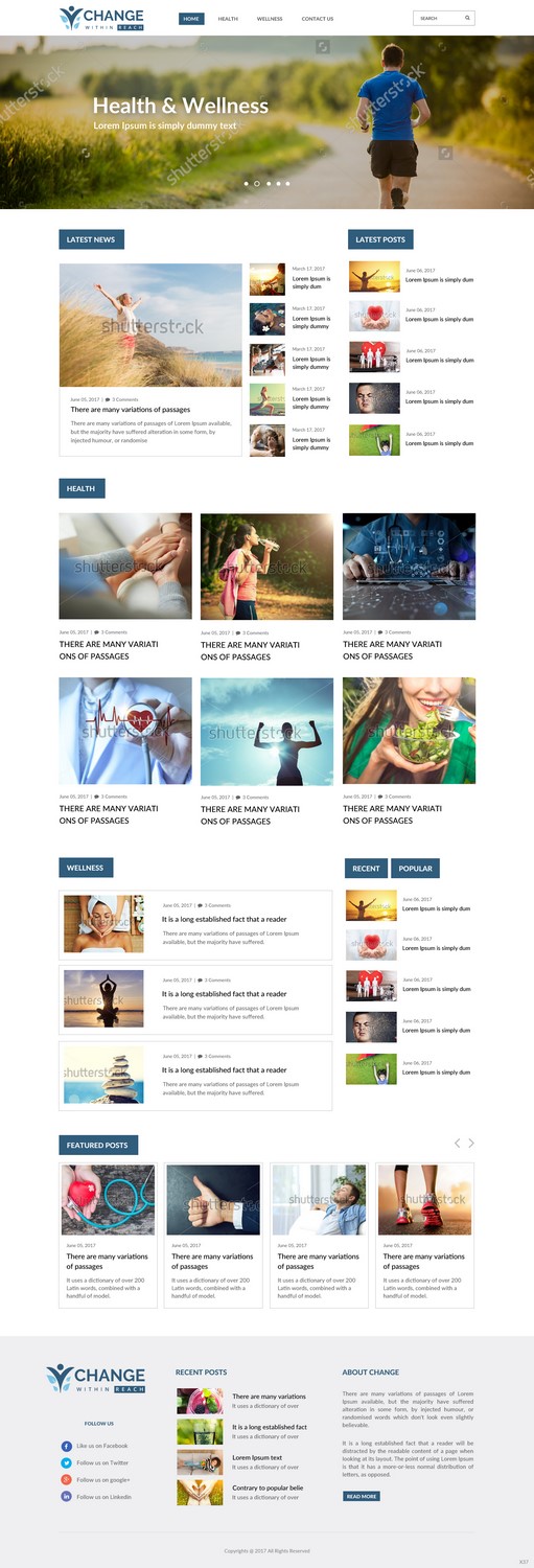 Web Design by pb for Changewithinreach.com | Design #15045254