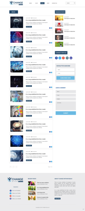 Web-Design von pb für Changewithinreach.com | Design: #15111175