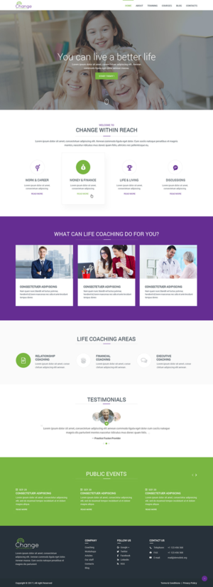 Web-Design von syrwebdevelopment für Changewithinreach.com | Design: #15040269
