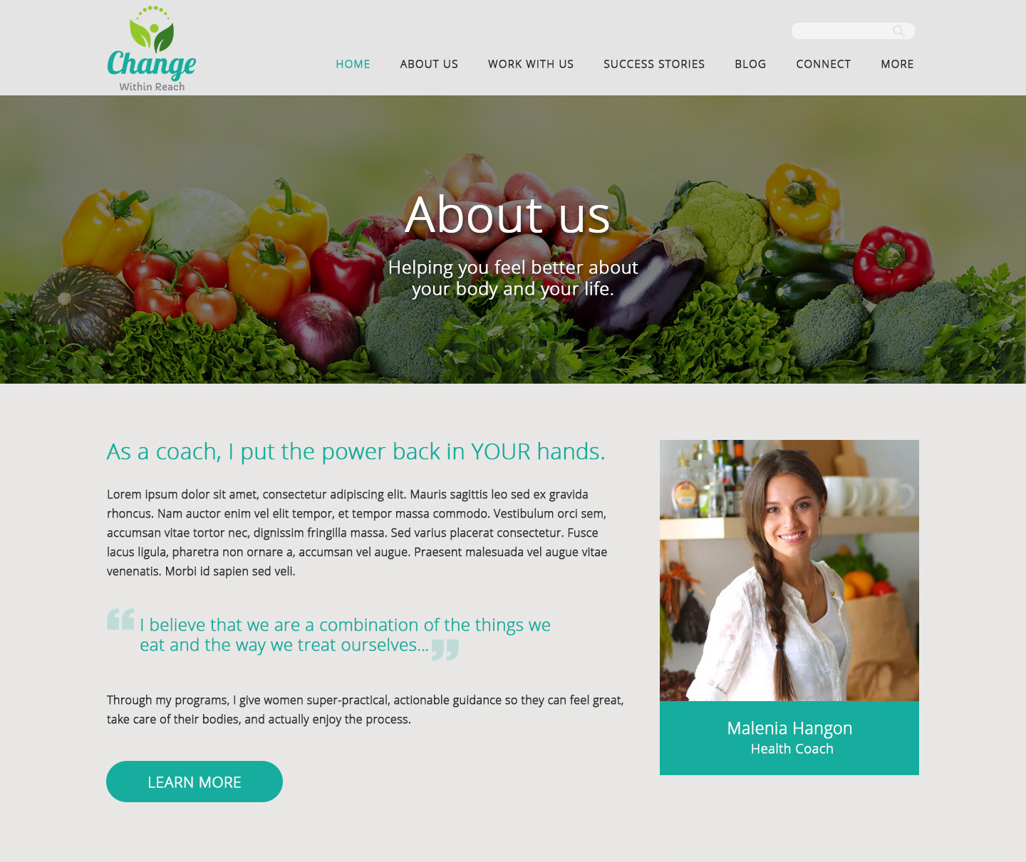 Web Design par Arvind Rana pour Changewithinreach.com | Design #15063900