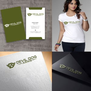 Logo Design by zebronicgraphic for Devil Dog Arms | Design: #15031925