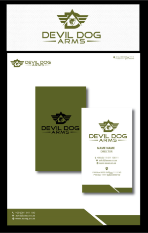 Logo Design by zebronicgraphic for Devil Dog Arms | Design: #15032298