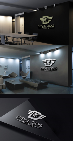 Logo Design by zebronicgraphic for Devil Dog Arms | Design: #15032352