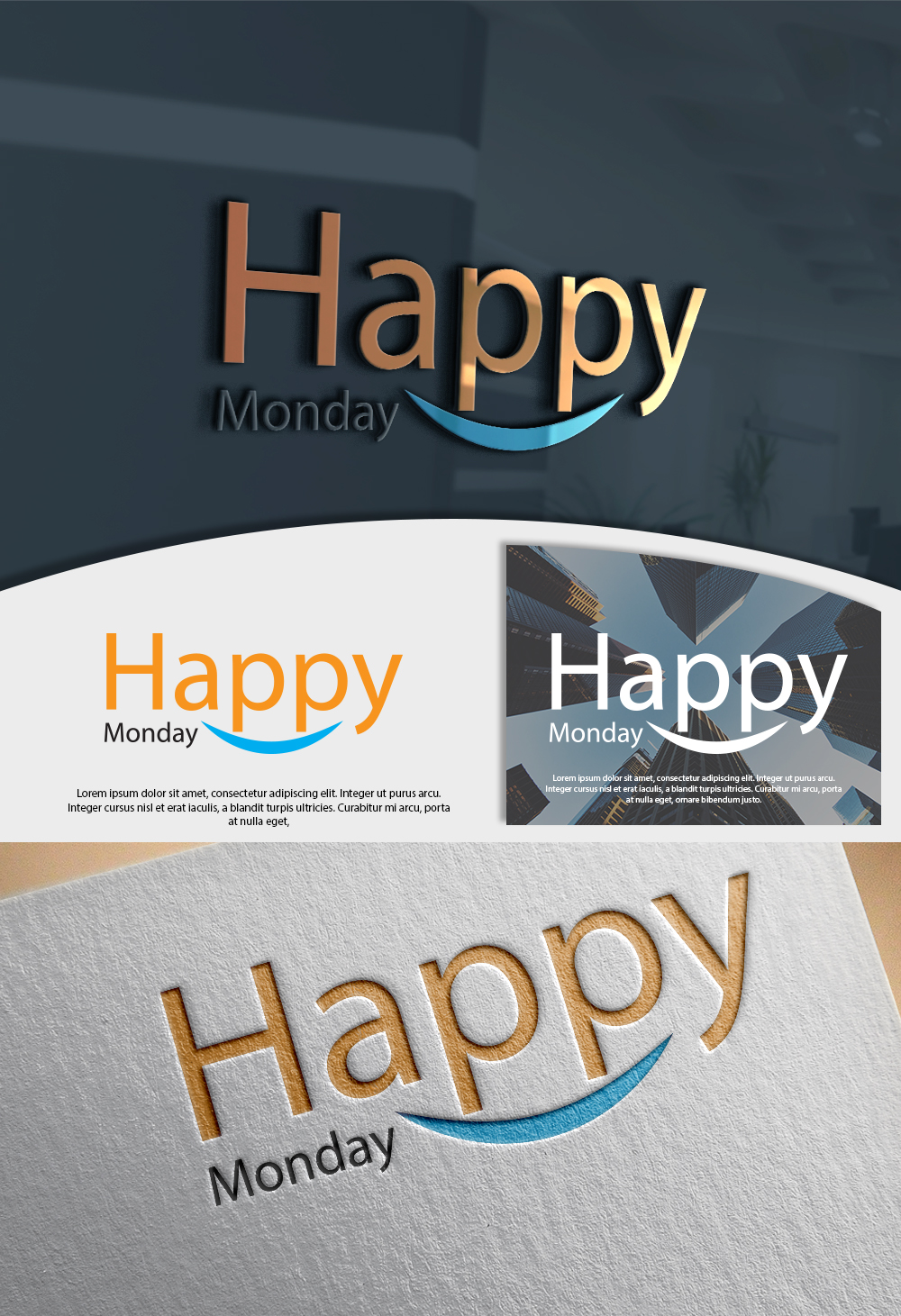 Logo Design by Renewable for HAPPY MONDAY | Design #15069782