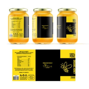 Package design for small honey and vegetable farm