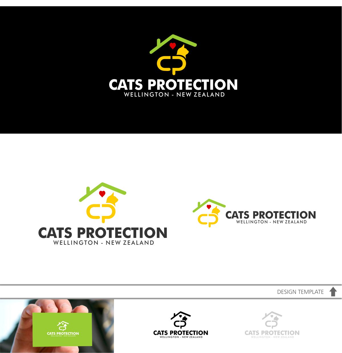 Diseño de Logo por DesignMX (Renan Mejia) para Cats Protection Wellington | Diseño #15132246
