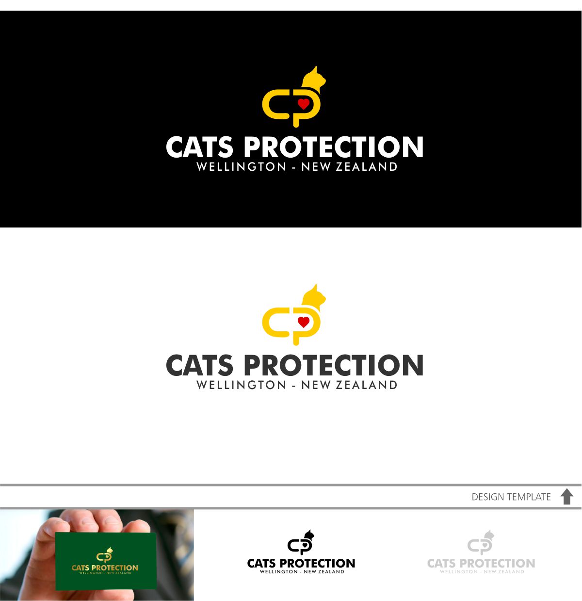 Logo Design by DesignMX (Renan Mejia) for Cats Protection Wellington | Design #15132247