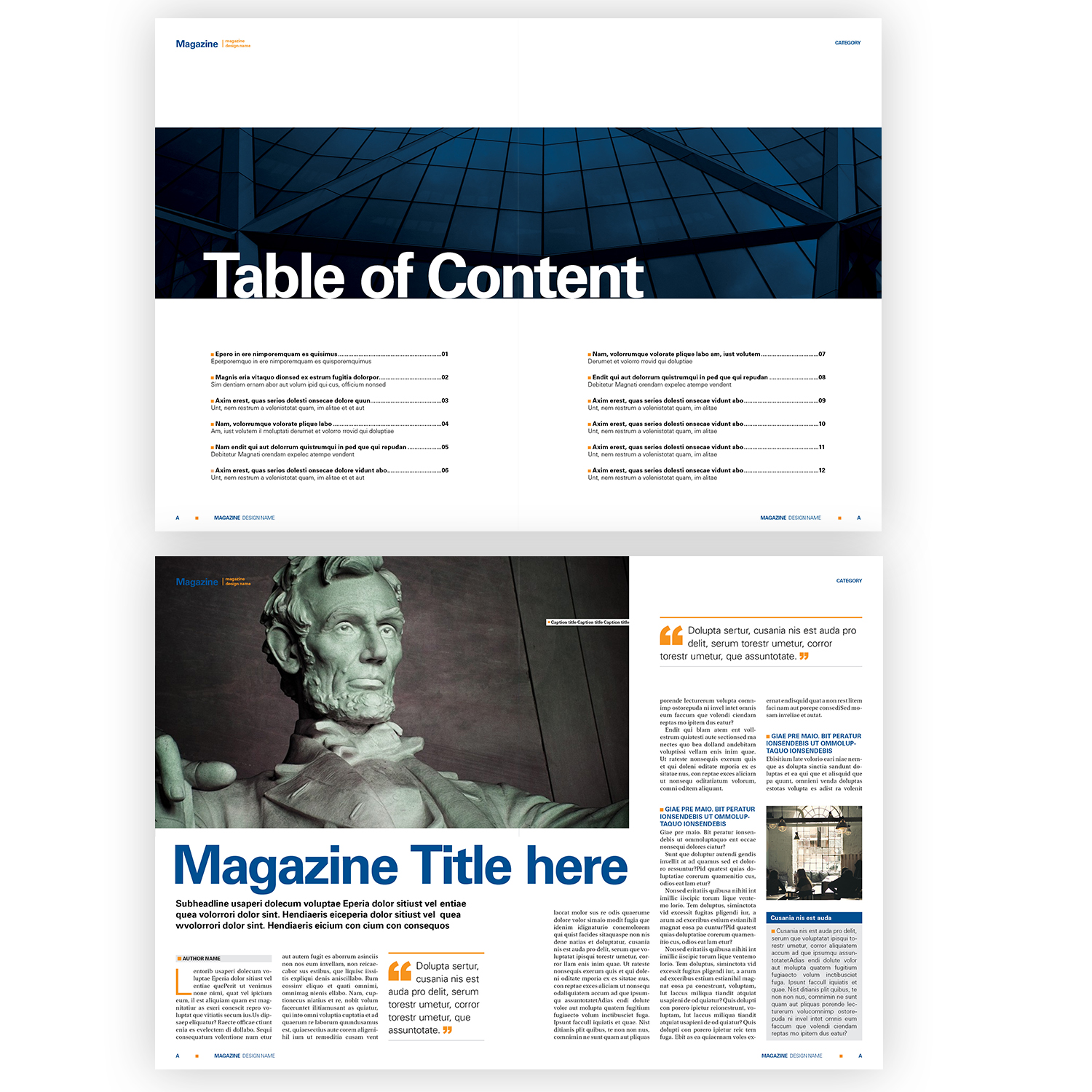 Magazin-Design von Pixelon Studio für Public Interest Advocates | Design #15079770