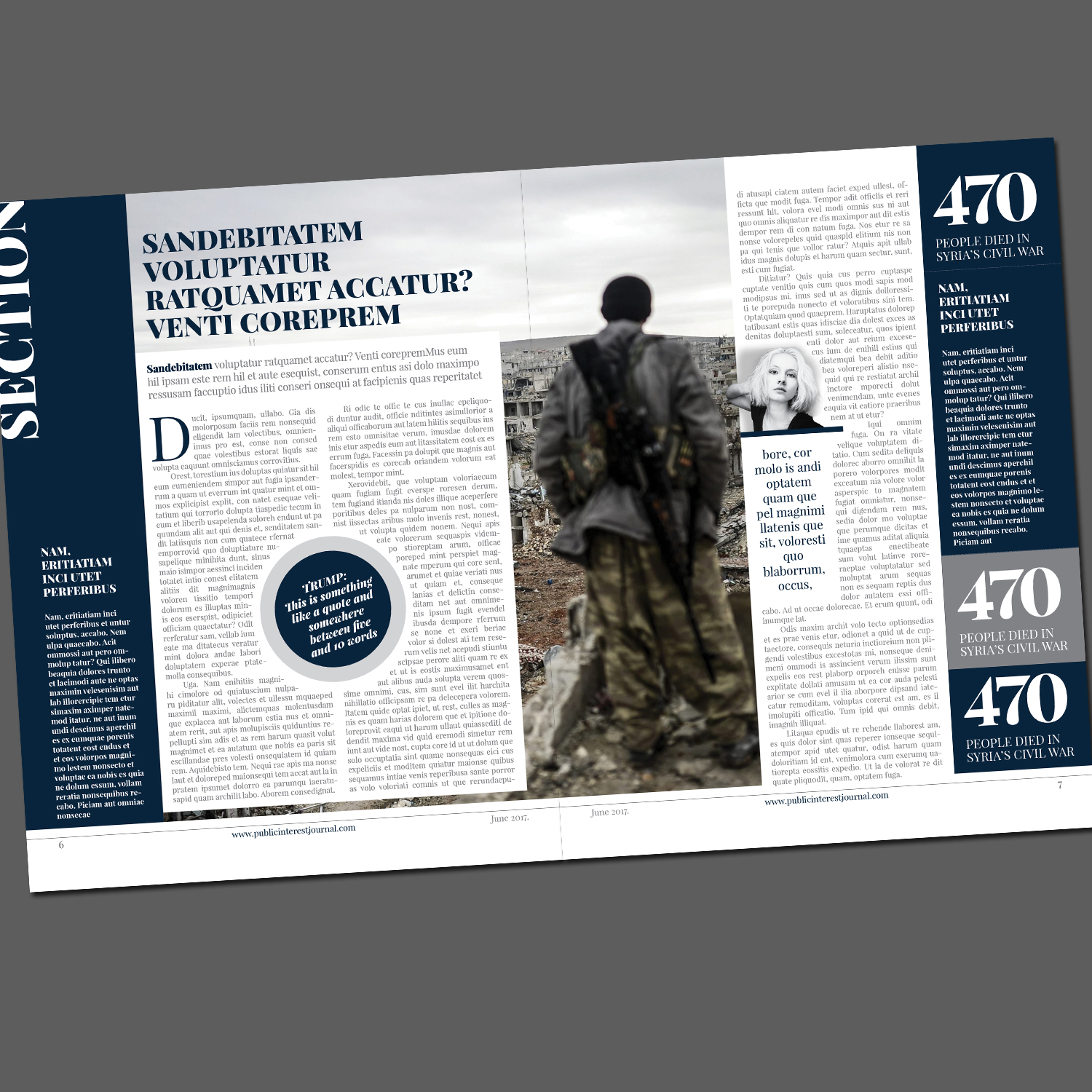 Magazine Design by banedsgn for Public Interest Advocates | Design #15044833