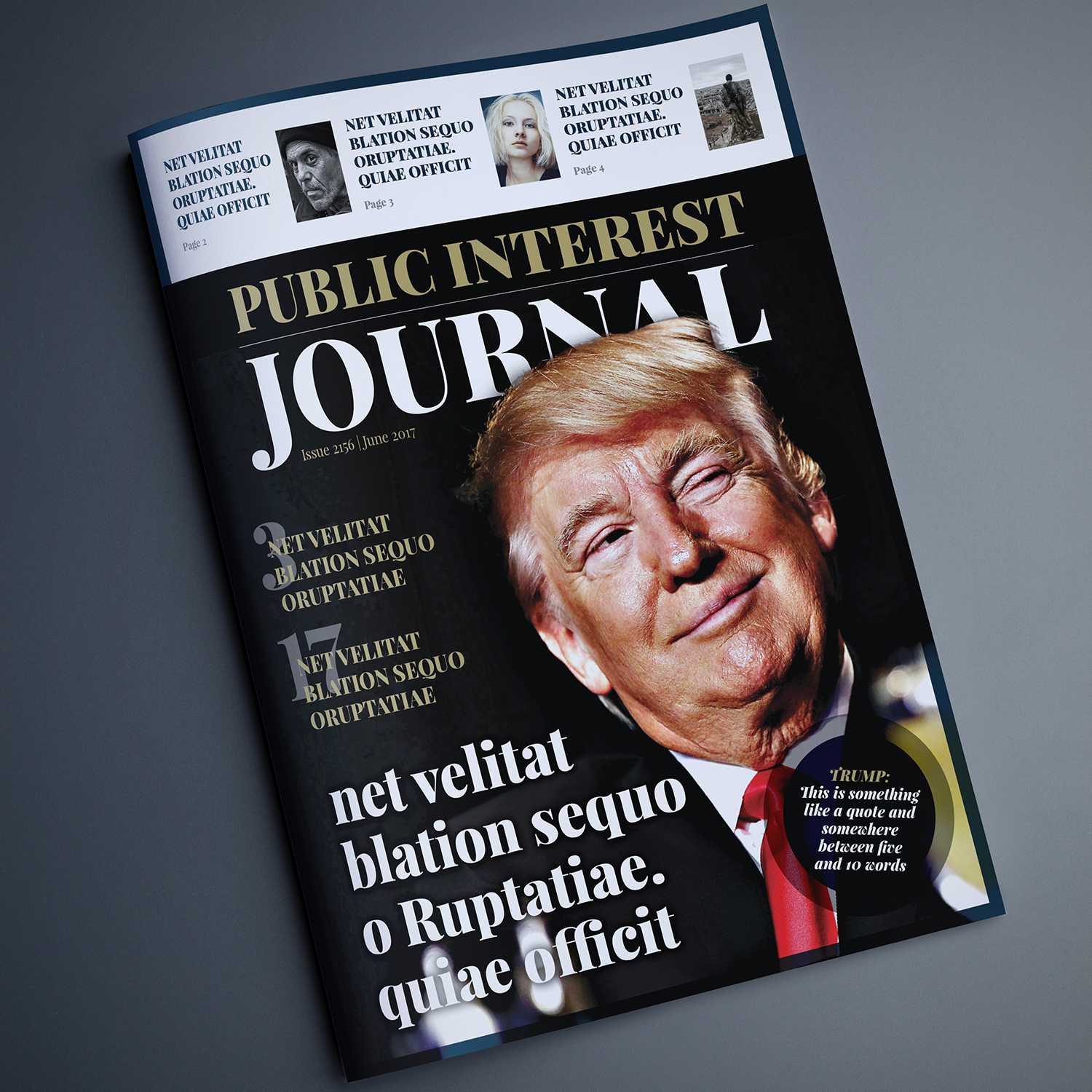 Magazine Design by banedsgn for Public Interest Advocates | Design #15044834