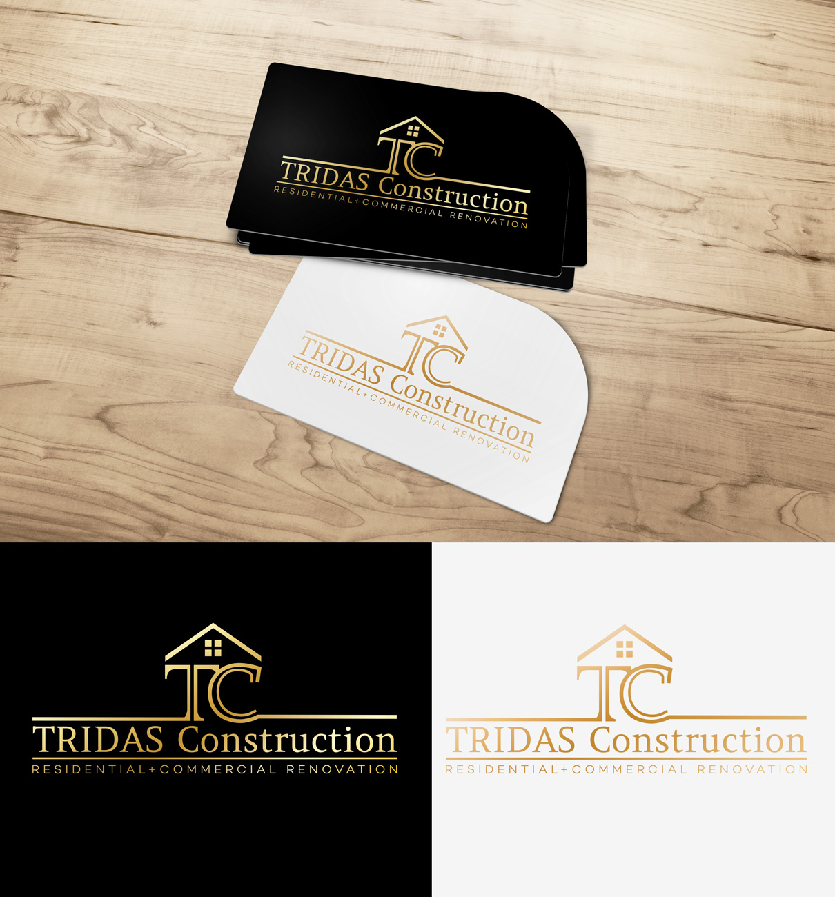 Logo Design by Impressive Solutions for Tridas Construction | Design #15027674