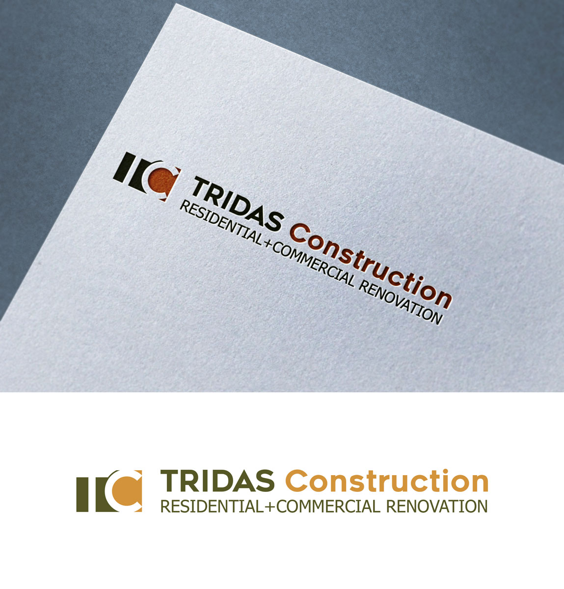 Logo Design by Impressive Solutions for Tridas Construction | Design #15028066