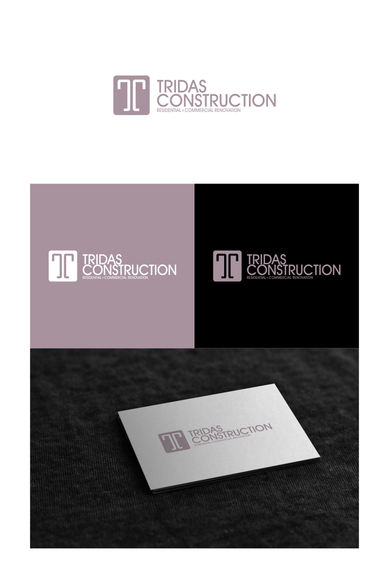 Logo Design by creativeride for Tridas Construction | Design #15032207