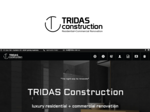 Diseño de Logo por highmaxlogodesigns para Tridas Construction | Diseño #15033409