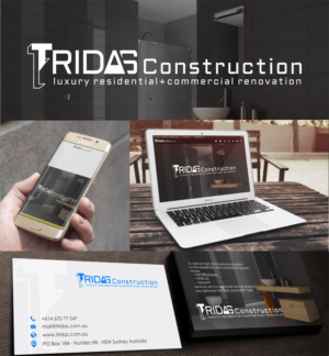 Diseño de Logo por metropolutan.rimba para Tridas Construction | Diseño #15033505