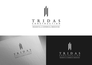 Logo Design by christianpoetoe for Tridas Construction | Design: #15026114