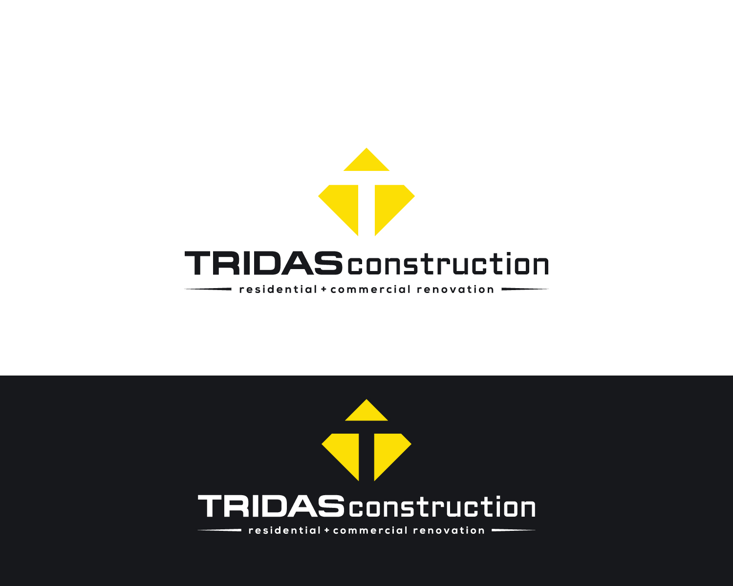 Logo Design by Atec for Tridas Construction | Design #15028466