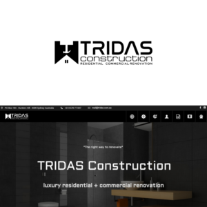 Logo Design by e-graphics for Tridas Construction | Design: #15028924