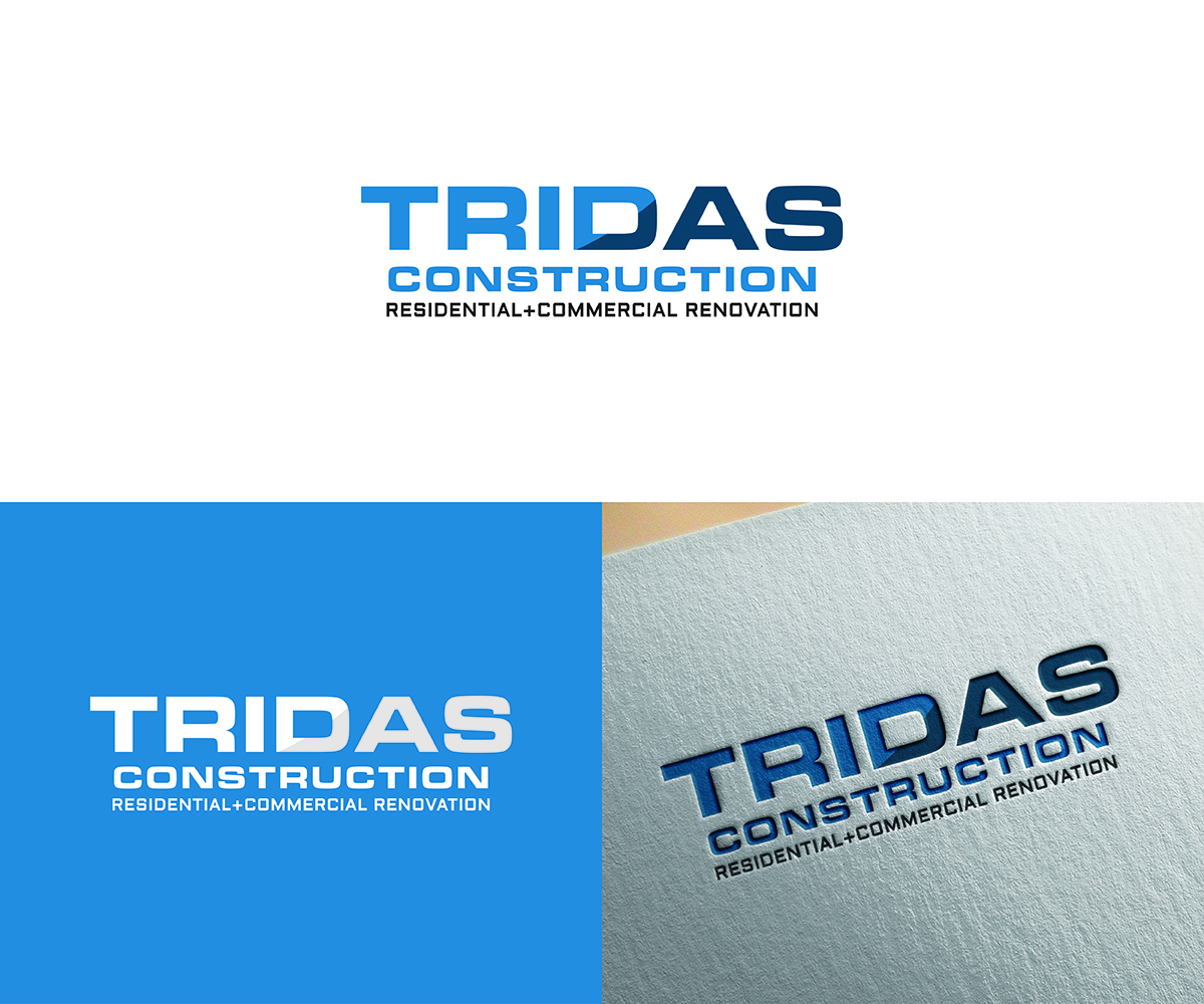 Logo Design by eMARK for Tridas Construction | Design #15030660