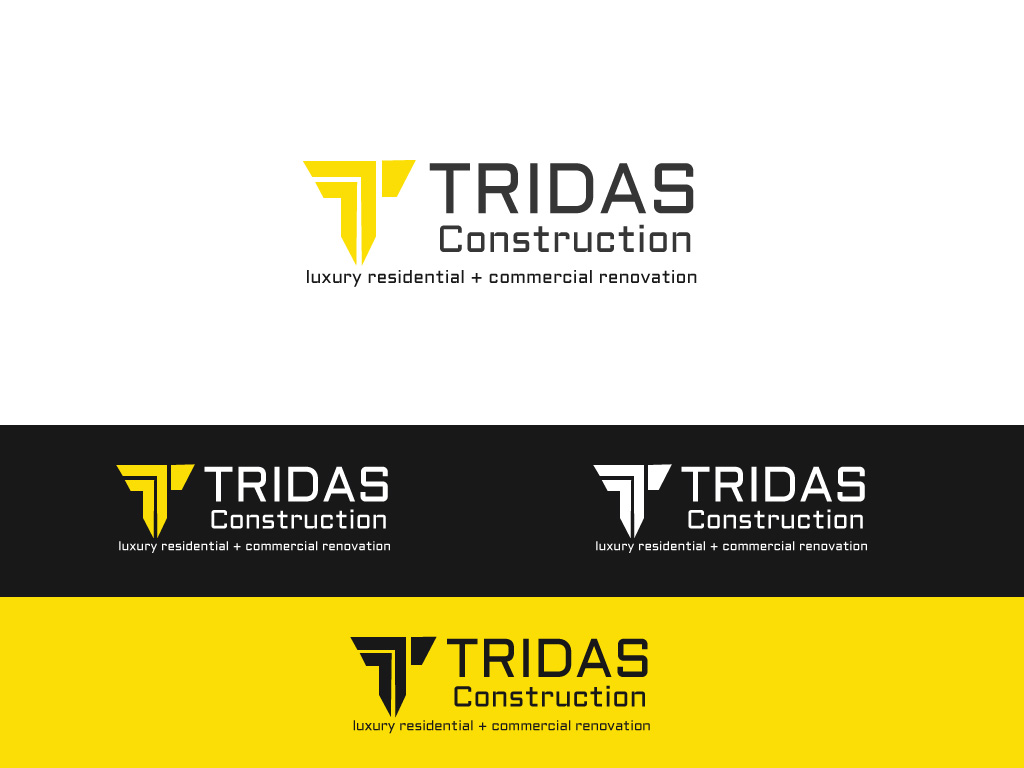 Logo Design by Designs 2019 for Tridas Construction | Design #15029386
