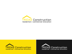 Logo Design by Designs 2019 for Tridas Construction | Design: #15029671