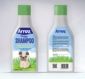 Doggy Shampoo needs a shout-out Sticker design for its bottle | Aufkleber-Design von Sarina.dsg