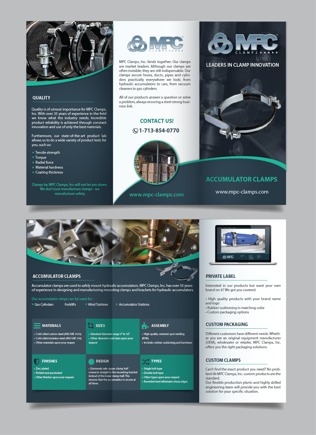 Brochure Design by alex989 for MPC Industries BV | Design #15042505