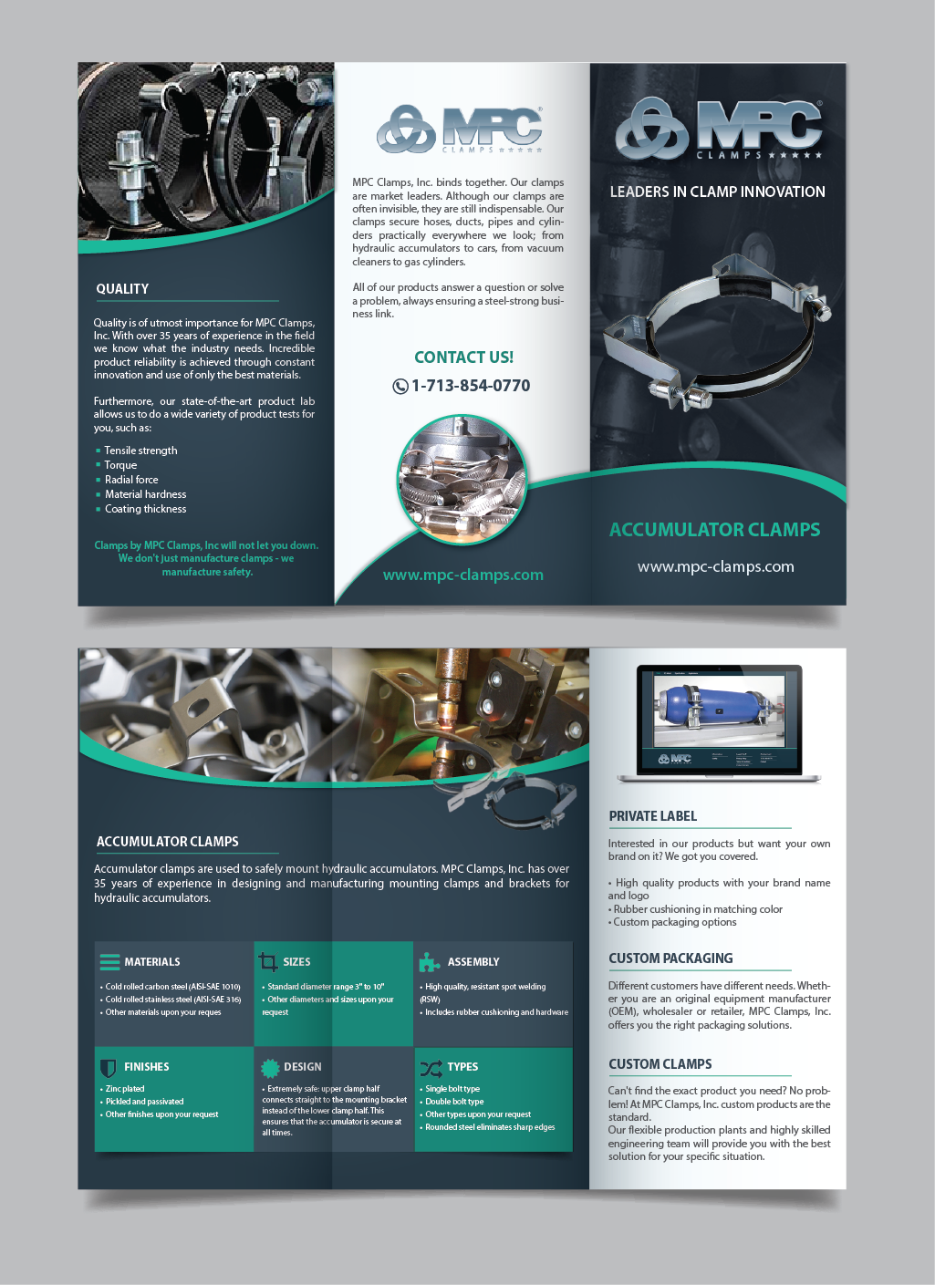 Brochure Design by alex989 for MPC Industries BV | Design #15097536