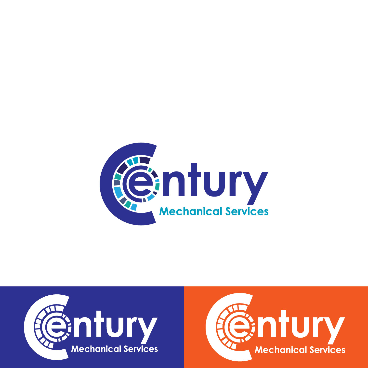 Logo Design by Just Pixels for Century Mechanical Services | Design #15090918