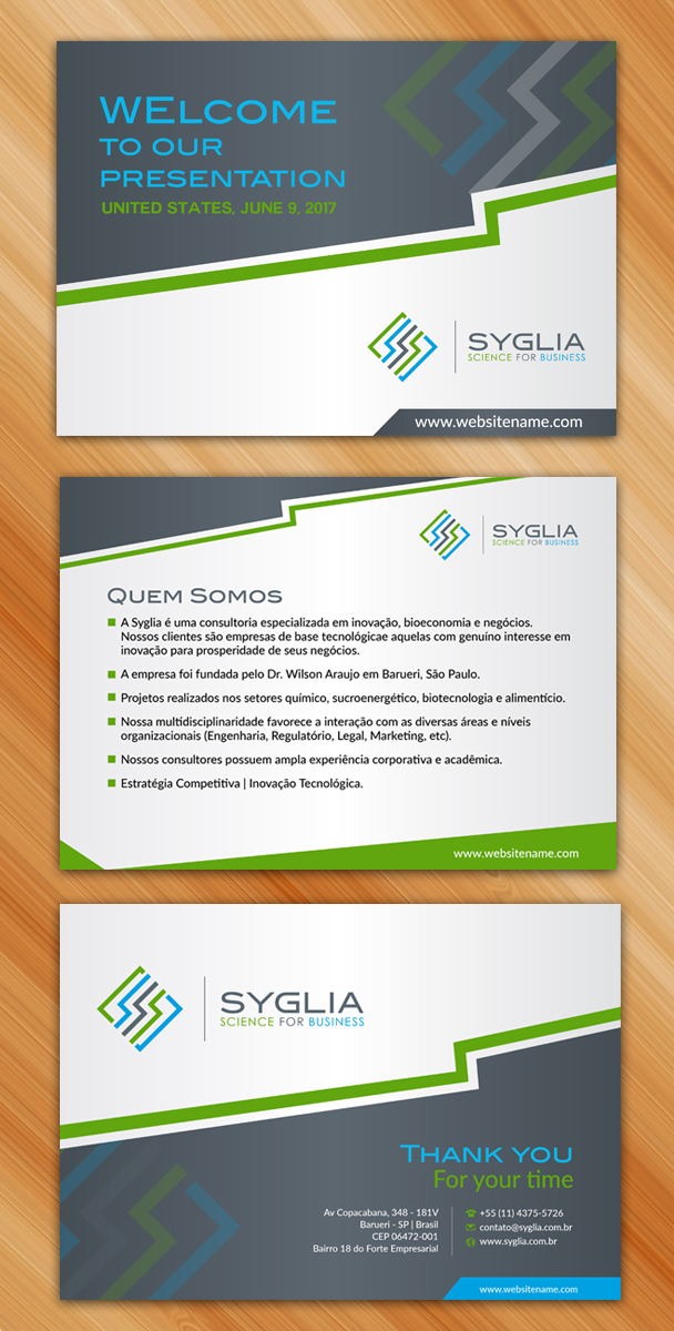PowerPoint Design by Sarmishtha Chattopadhyay_loginchange for Syglia | Design #15067417