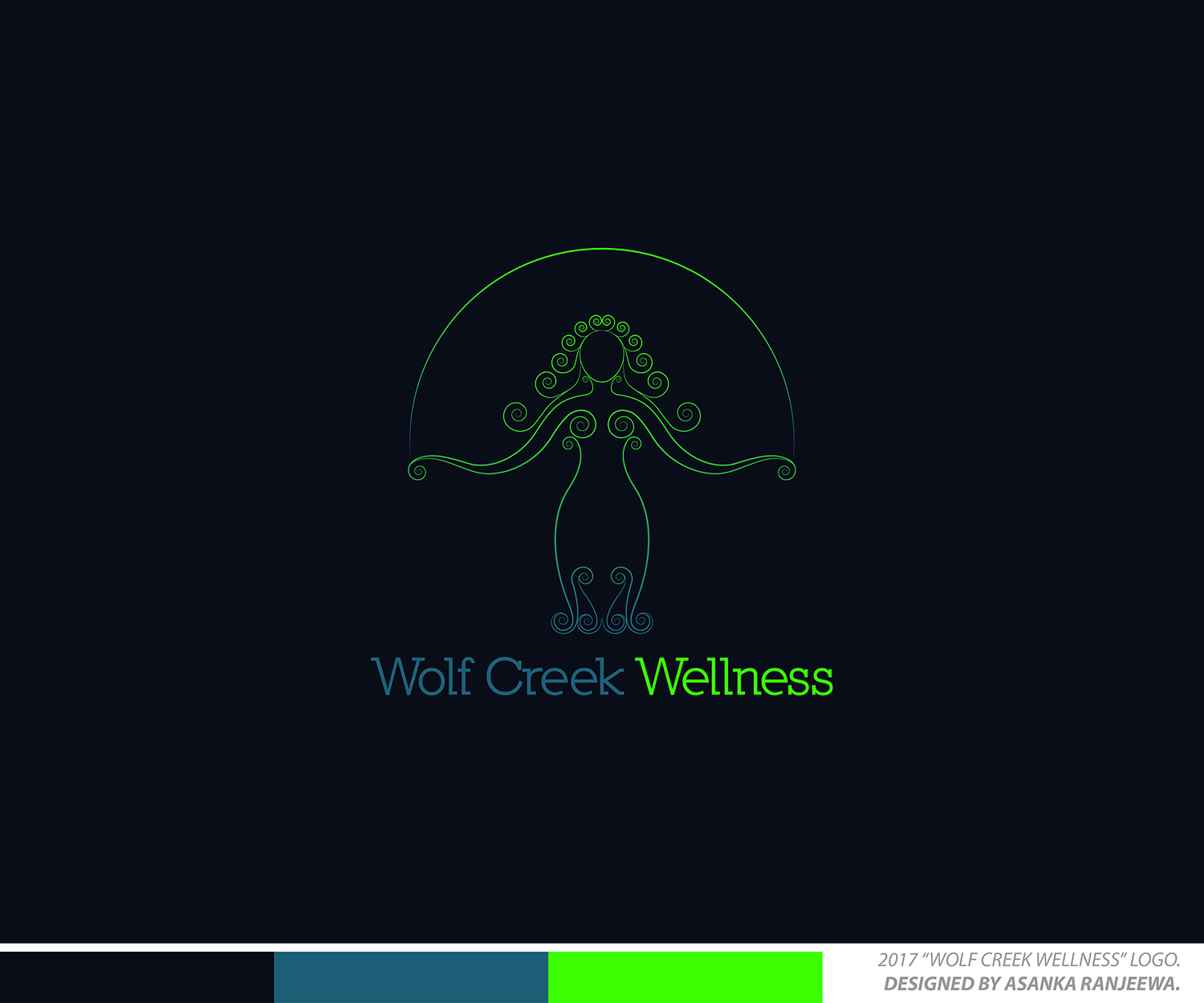 Logo Design by Asanka Ranjeewa for Wolf Creek Wellness | Design #15122569