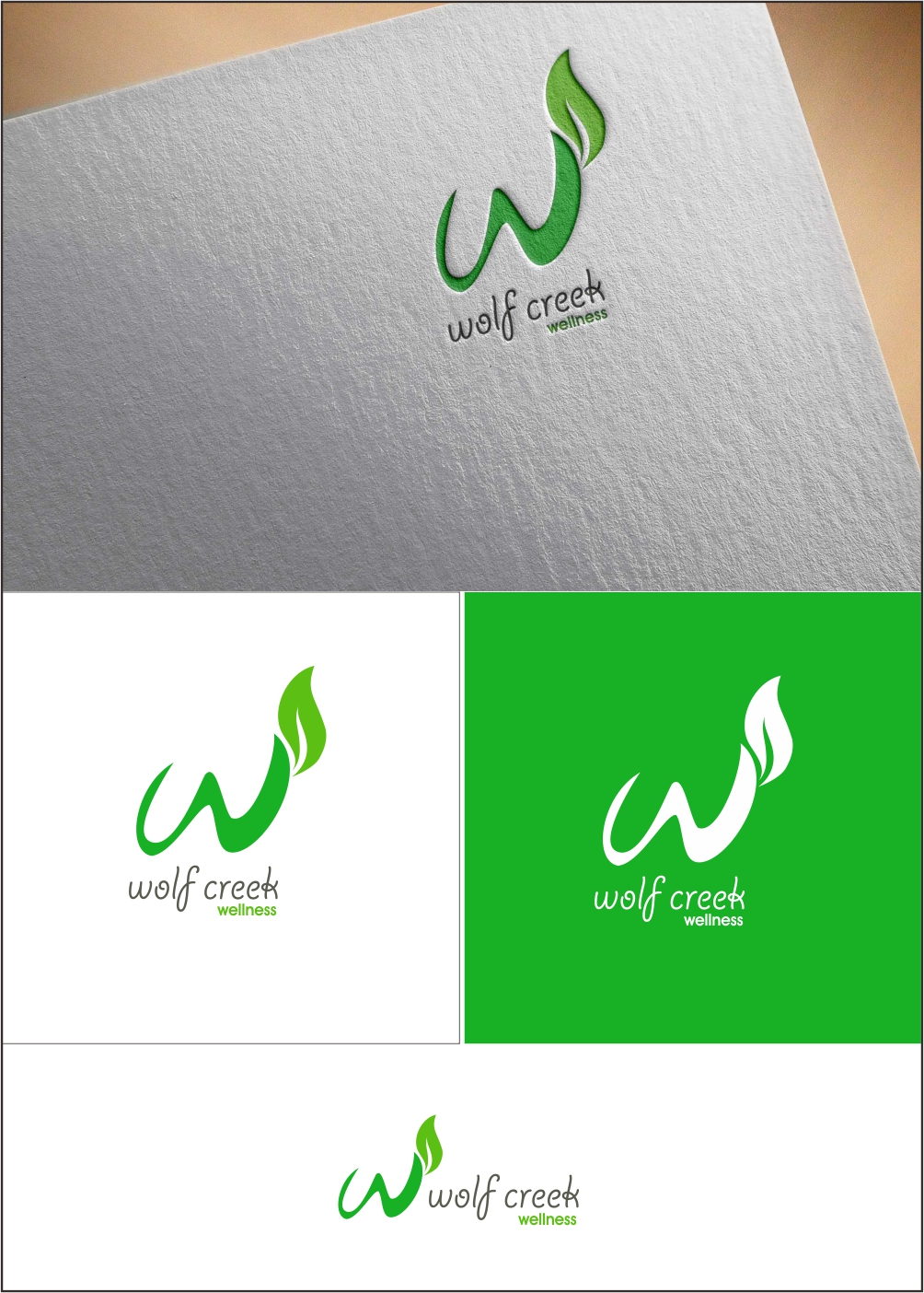 Logo Design by dclawstudio for Wolf Creek Wellness | Design #15086409