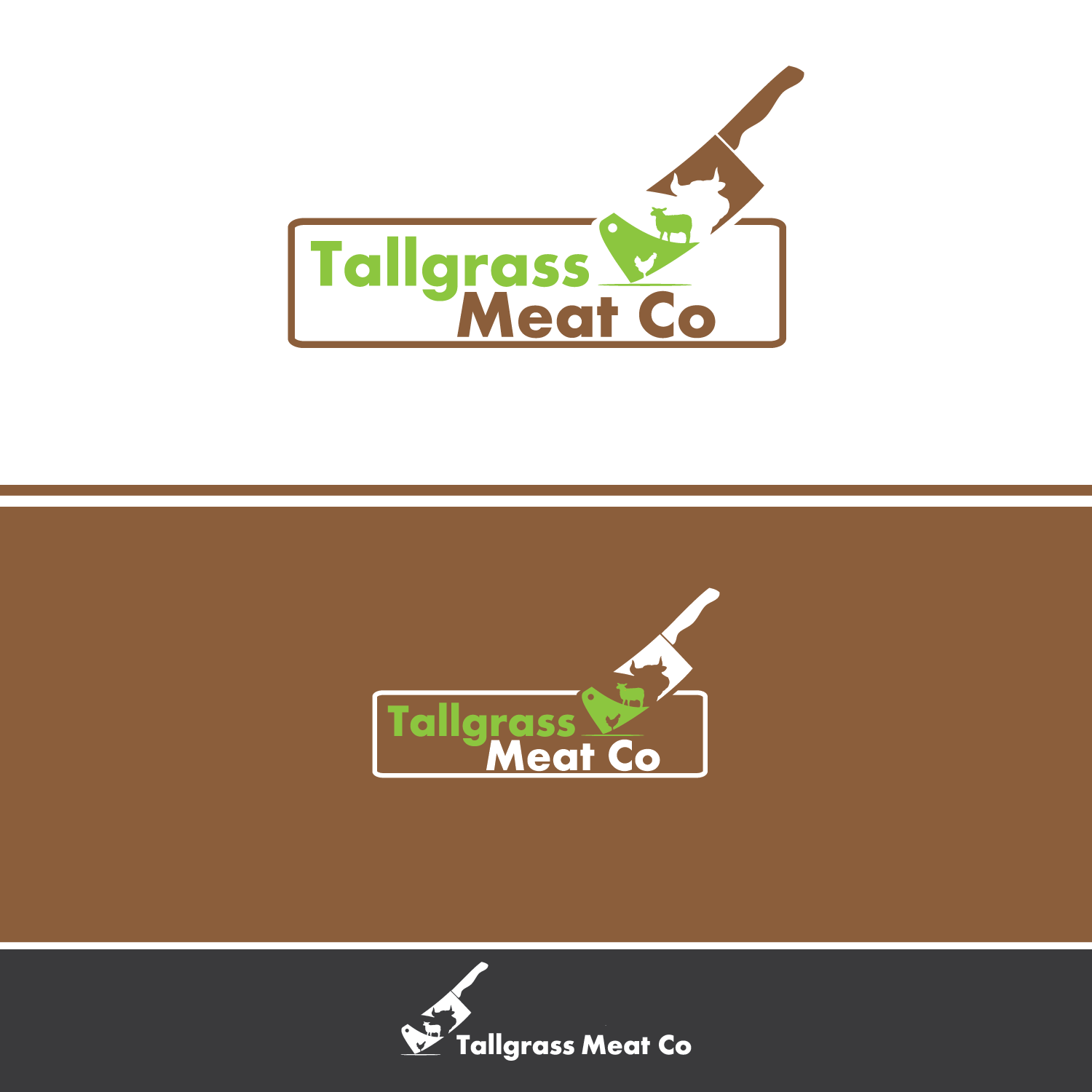Logo Design by txt2me for Tallgrass Meat Co | Design #15043848