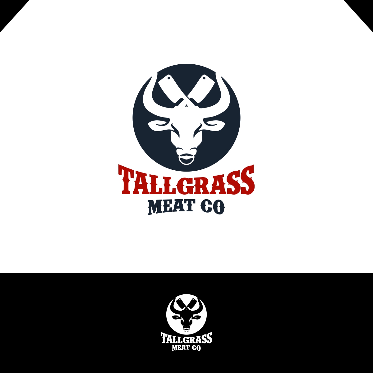 Logo Design by e-graphics for Tallgrass Meat Co | Design #15043981