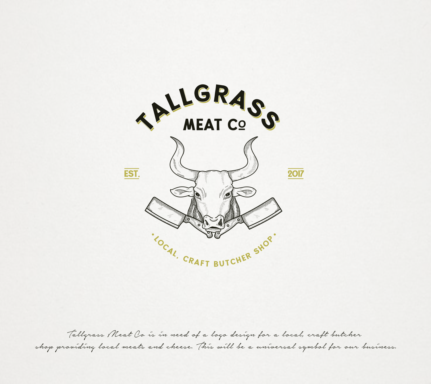 Logo Design by Ankit Bhattarai for Tallgrass Meat Co | Design #15056211